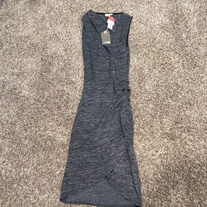 Wilfred Charcoal Midi Dress